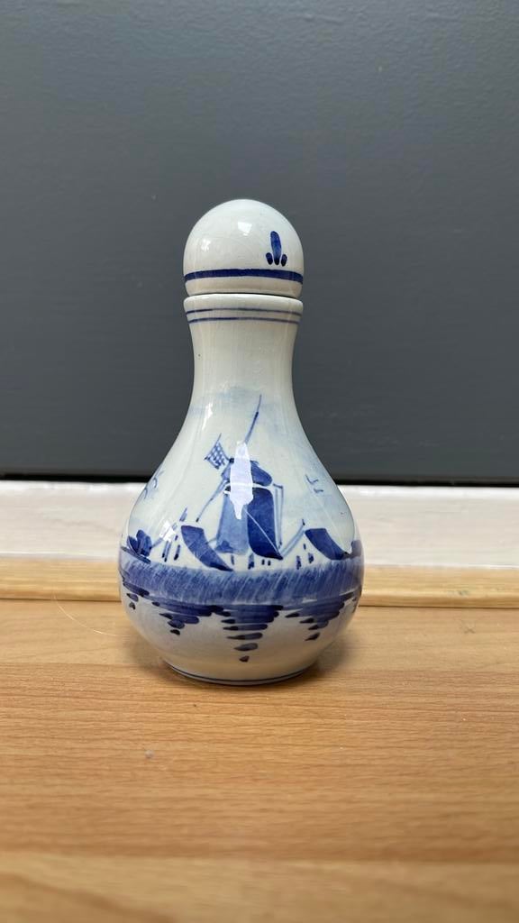 Klein delfts blauw flesje, Antiek en Kunst, Ophalen of Verzenden