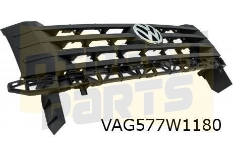 Volkswagen Crafter (8/11-9/16) Grille (inclusief embleem) Or, -, -, Nieuw, Ophalen of Verzenden