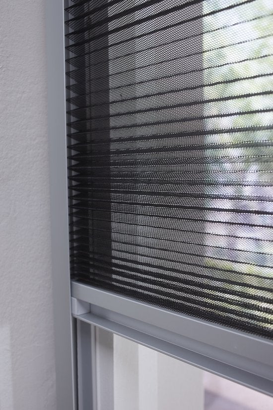 Bruynzeel Plissehor raam s500 63x155 alu, 63 cm, Wit, Nieuw, Plisségordijn