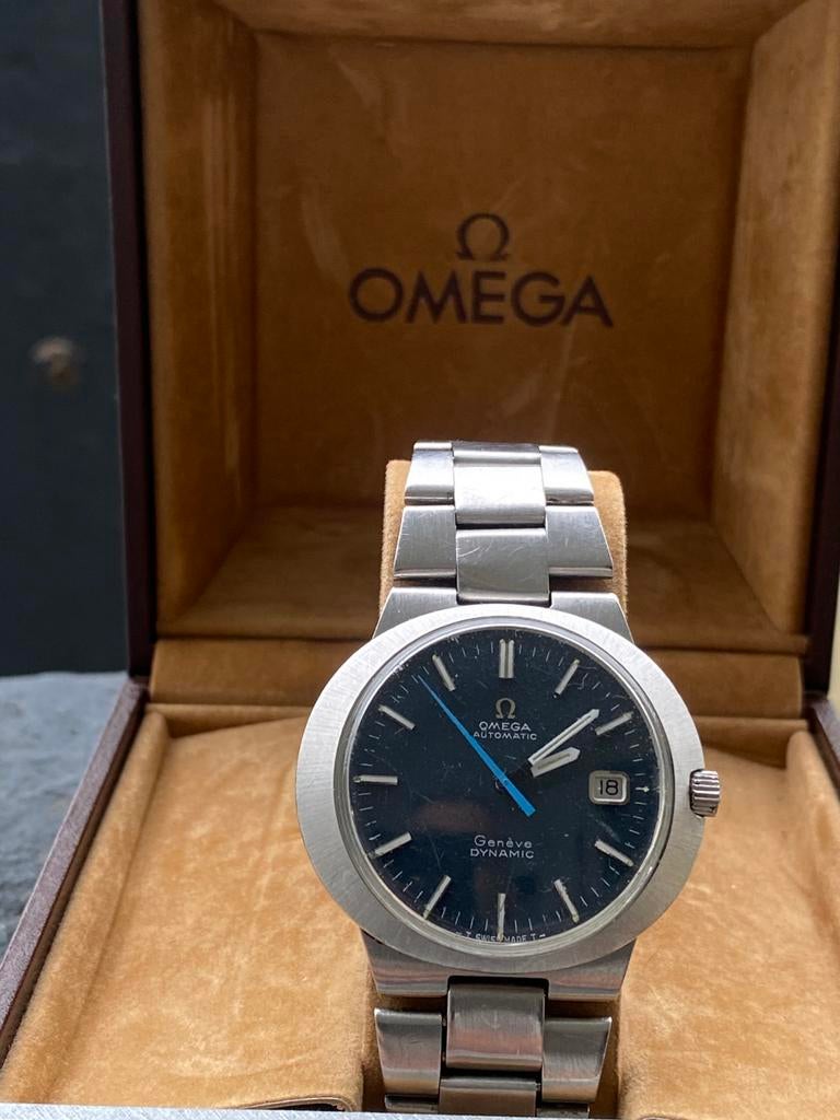 Omega Dynamic Automatic Cal.565 + Omega doosje, Staal, Gebruikt, Staal, Polshorloge
