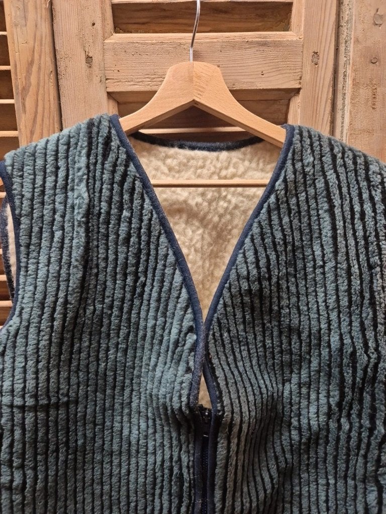 Heren wollen bodywarmer, Kleding | Heren, Ophalen of Verzenden, Zo goed als nieuw, DJT De Juiste Toon, Grijs
