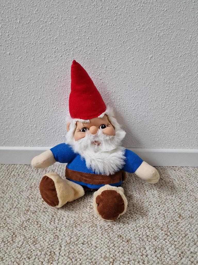David de kabouter knuffel, Kinderen en Baby's, Speelgoed | Knuffels en Pluche, Ophalen of Verzenden, Gebruikt, Overige typen