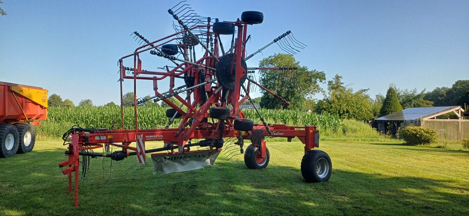 Lely Hibiscus Master 855 hark zweeler claas krone, Ophalen, Weidebouw