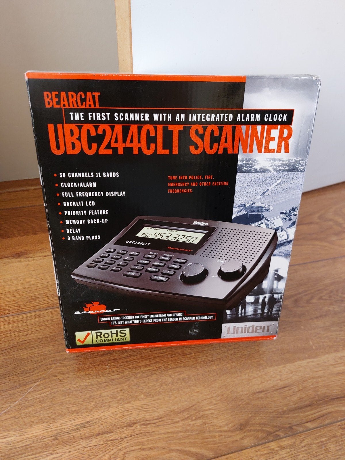 Uniden Bearcat UBC244CLT Scanner - Zo goed als nieuw, Telecommunicatie, Ophalen of Verzenden, Zo goed als nieuw, 30 tot 200 kanalen