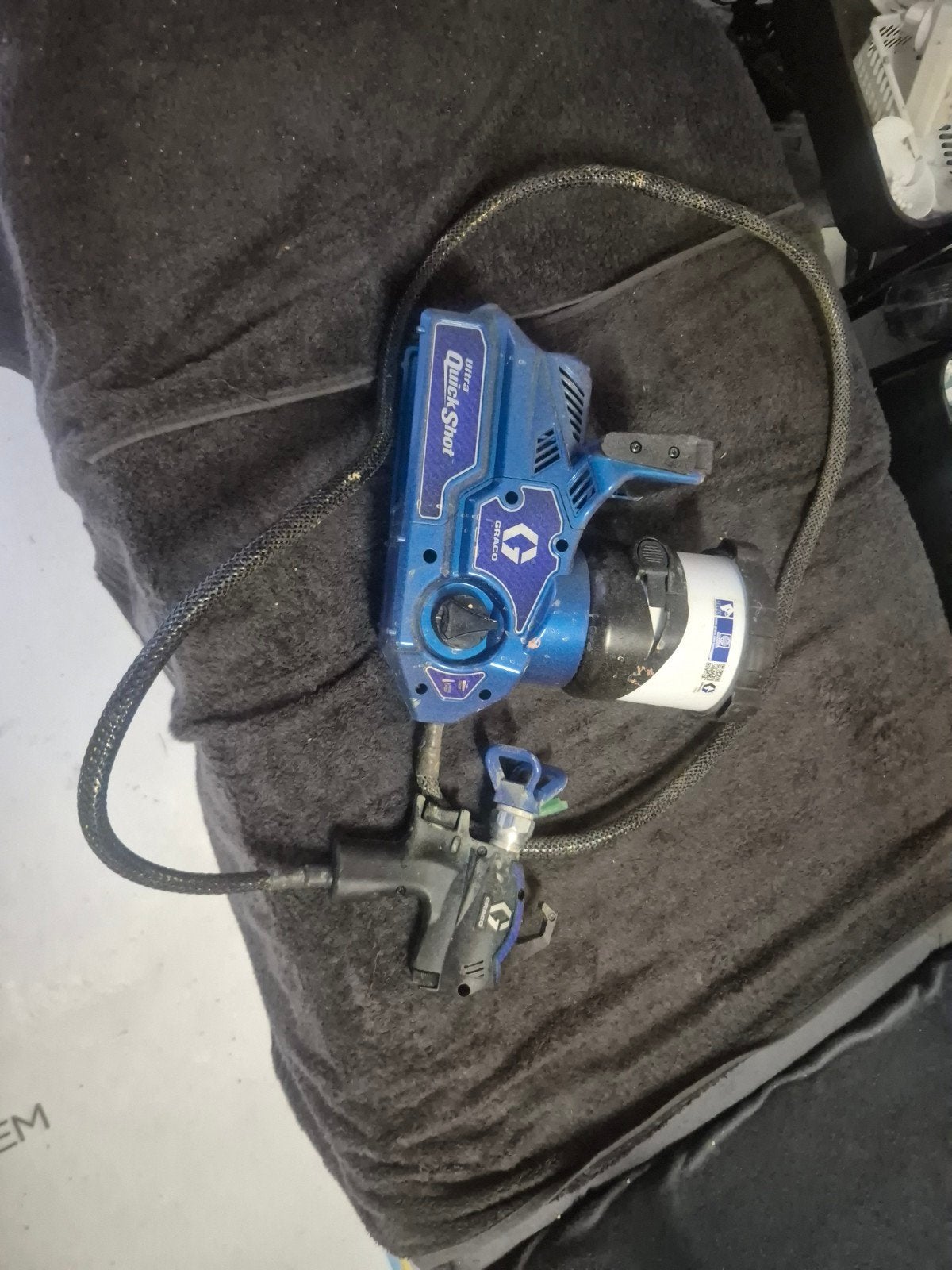 Graco QuickShot verfspuit met accessoires, Ophalen, Zo goed als nieuw, Verfspuit of Verfpomp