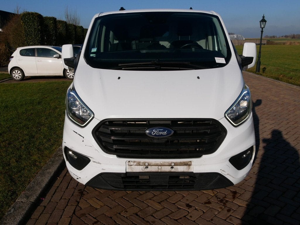 Ford Transit Custom 300 2.0 TDCI L2H1 AUT. AC * 11999 EX BTW, 1998 cc, Stof, Gebruikt, Zwart
