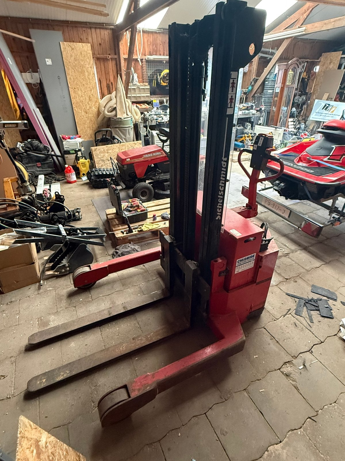 Sichelschmidt WEBO D510 Elektrische Stapelaar 1000kg, Ophalen, Gebruikt