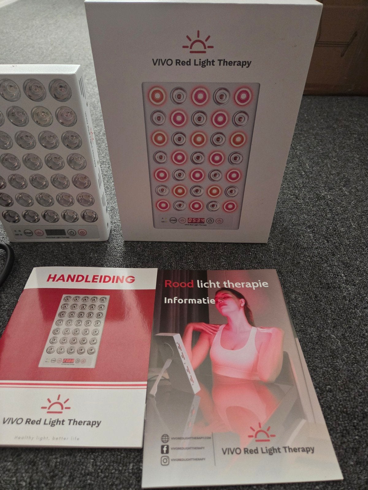 VIVO Vivo Lux 35 S.2 Rood Licht Therapie Paneel als nieuw, Sport en Fitness, Gezondheidsproducten en Wellness, Ophalen of Verzenden