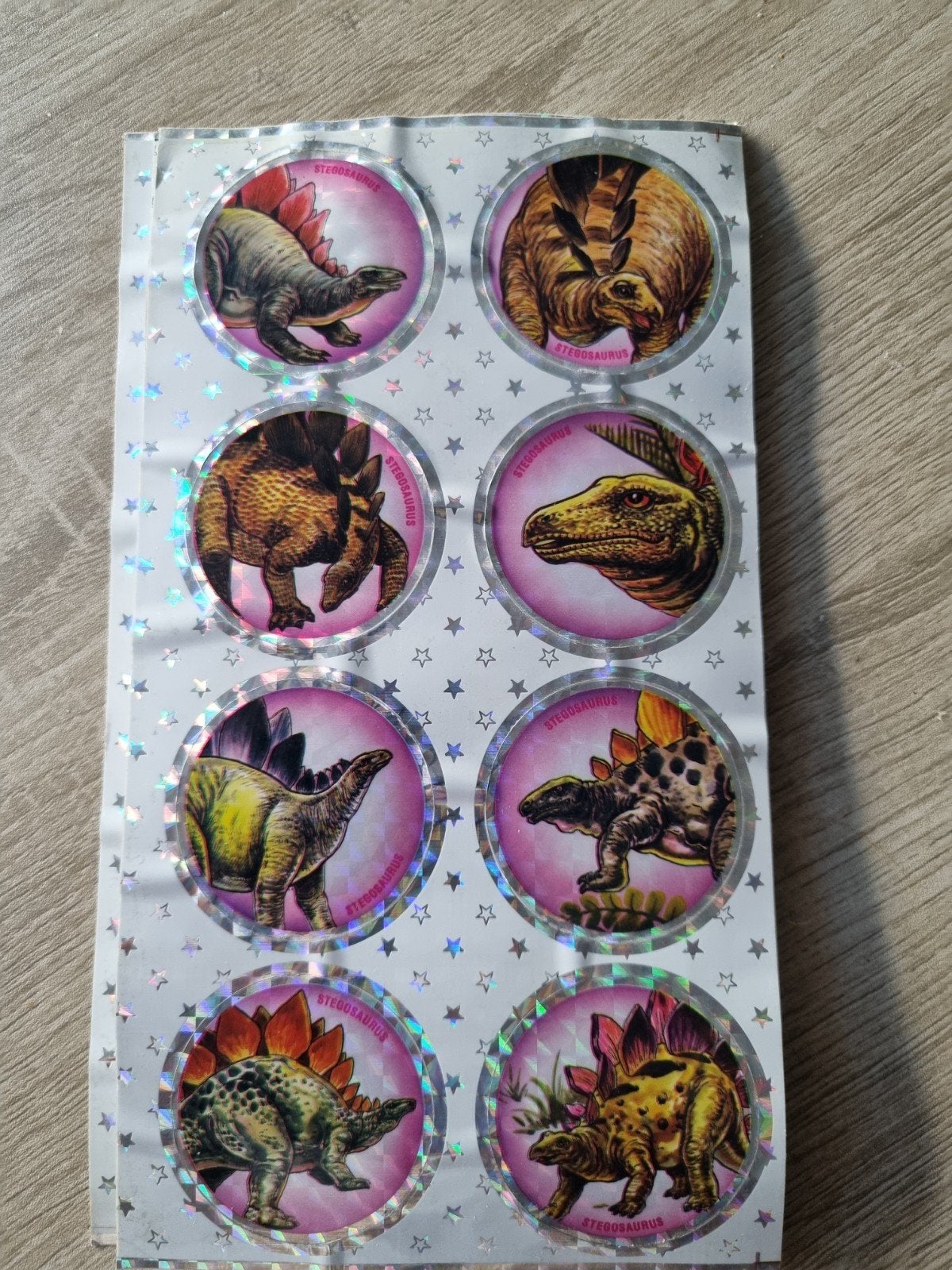 Dinosaurus stickers - Tyrannosaurus, Ankylosaurus, Brontosau, Ophalen of Verzenden, Nieuw, Overige typen