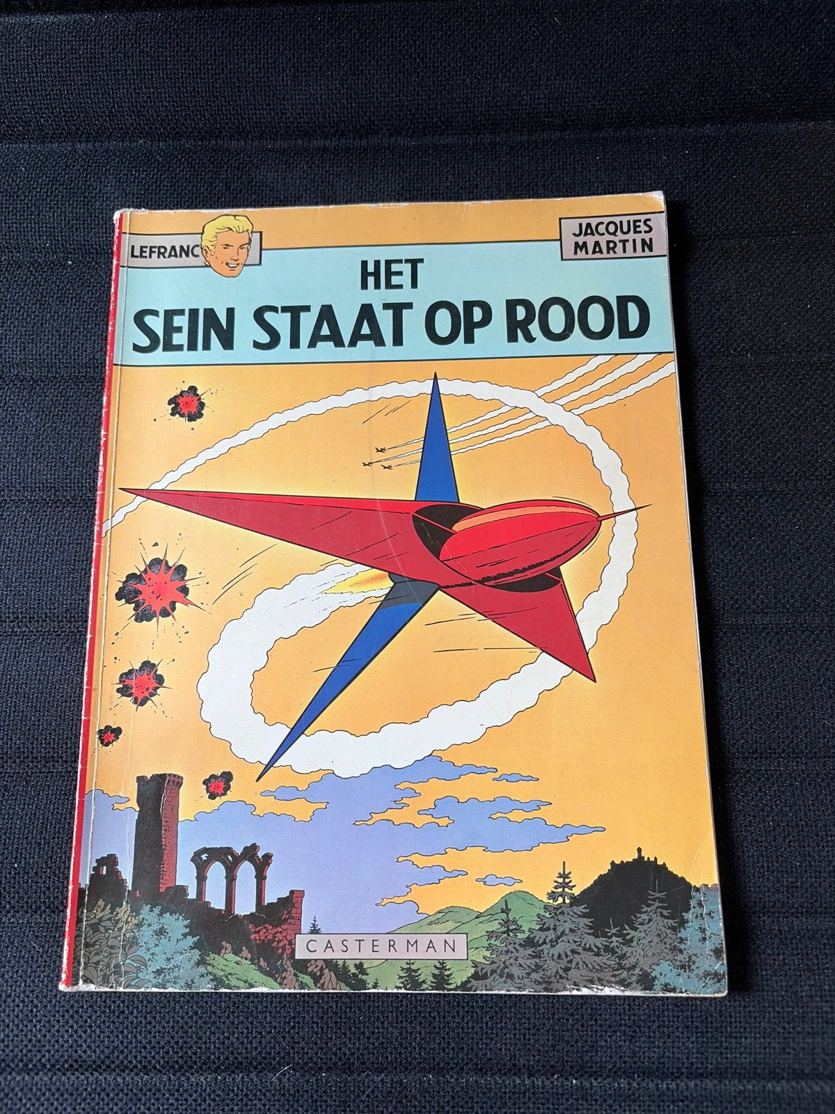 Jacques Martin - Het Sein Staat Op Rood (Lefranc), Eén stripboek, Ophalen of Verzenden, Gelezen