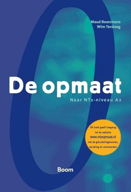De opmaat - Nt2 Niveau A2 (nieuwe), Boeken, Ophalen of Verzenden, Nieuw, HBO, Maud Beersmans, Wim Tersteeg