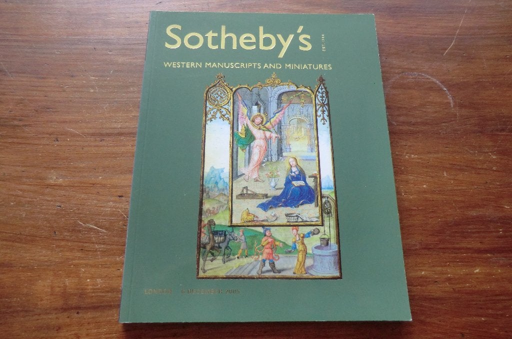 boek - Western manuscripts and miniatures - Sothebys london, Ophalen of Verzenden, Gelezen, Schilder- en Tekenkunst