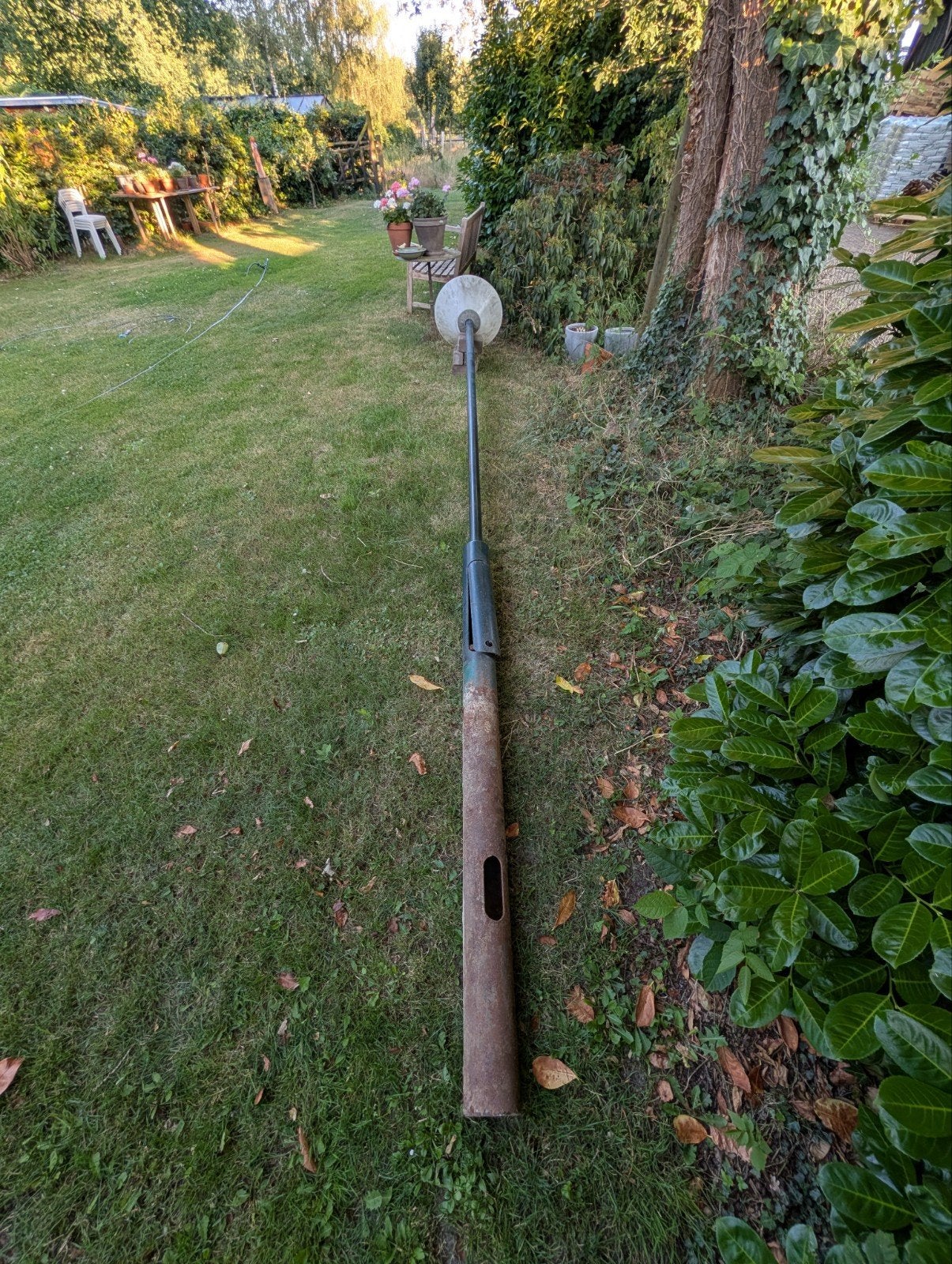 Prachtige Klassieke Lantaarnpaal (Volledig Metaal) – 5 Meter, Ophalen, Gebruikt, Staande lamp, Netvoeding