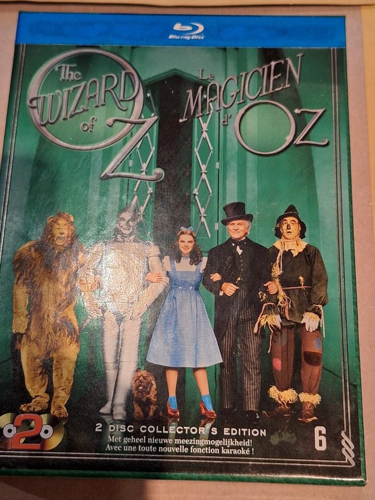 The Wizard of Oz - 2 Disc Collectors Edition Blu-ray, Cd's en Dvd's, Blu-ray, Ophalen, Zo goed als nieuw, Avontuur, Boxset