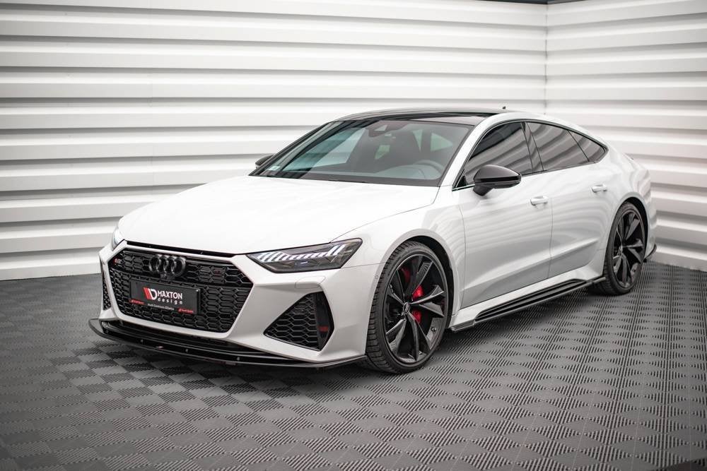 Voorlip spoiler sideskirt diffuser - Audi RS6 RS7 C8 19+, Ophalen of Verzenden