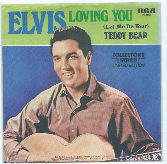 Elvis Presley- Teddy Bear/ Loving You, Cd's en Dvd's, Vinyl Singles, Fotohoes, Verzenden, Zo goed als nieuw, Pop