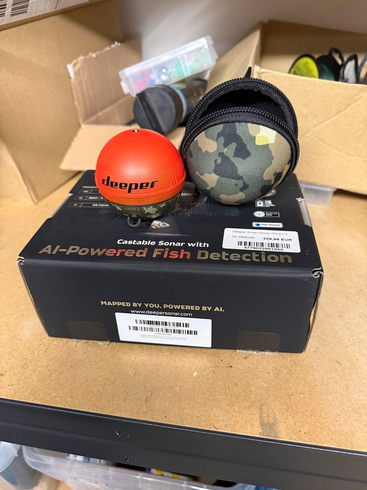Deeper smart sonar chirp 4, Watersport en Boten, Ophalen of Verzenden, Zo goed als nieuw, Overige typen