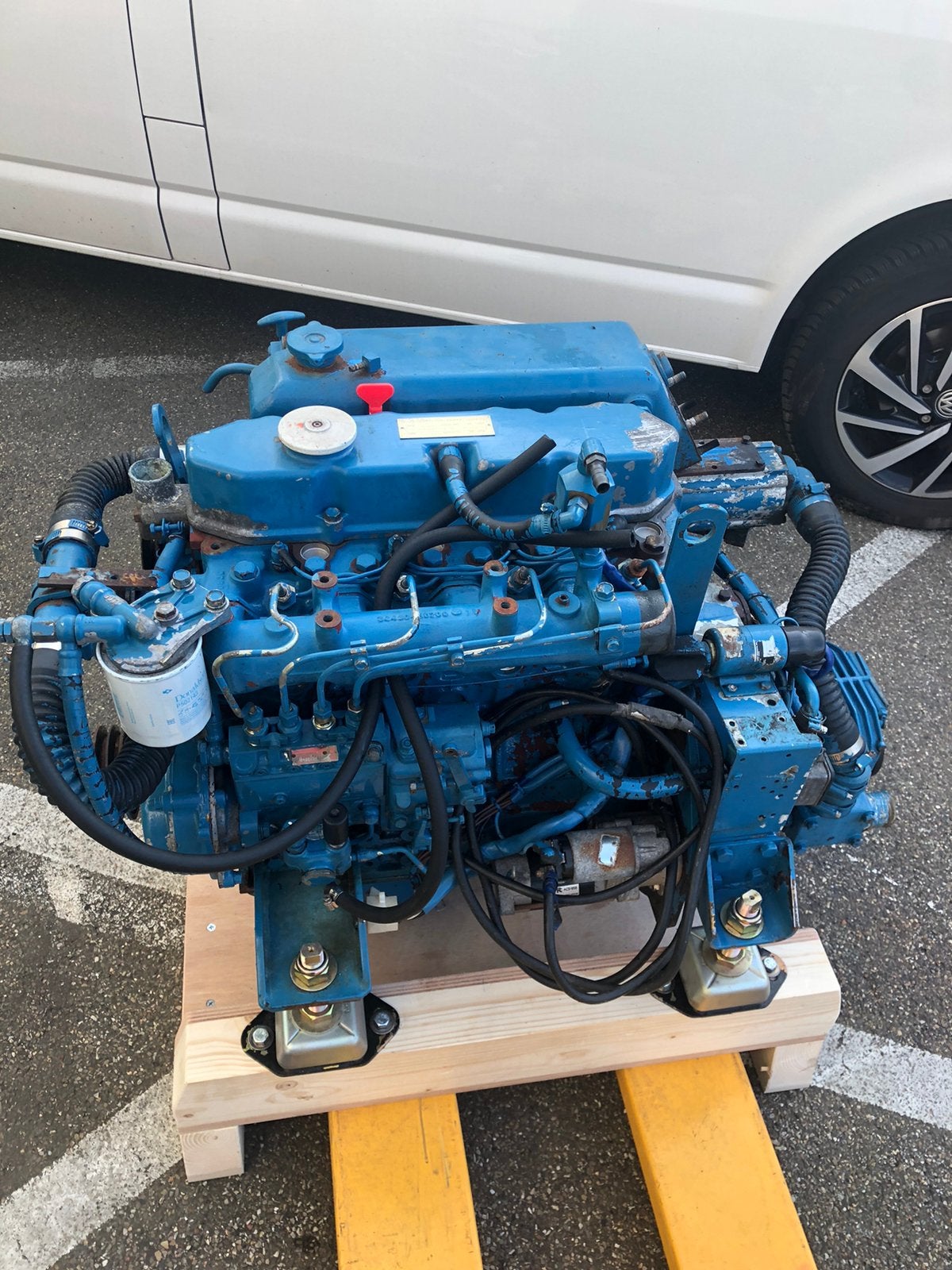 SABB M4 295. Mitsubishi S4E  70 pk, Watersport en Boten, Buiten- en Binnenboordmotoren, Ophalen, Gebruikt, Binnenboordmotor, Diesel