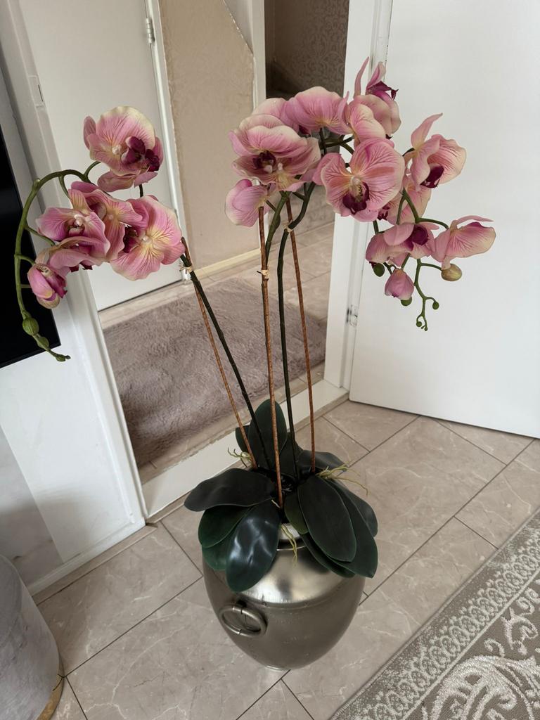 Mooie kunstbloem in pot, Ophalen, Zo goed als nieuw, Binnen