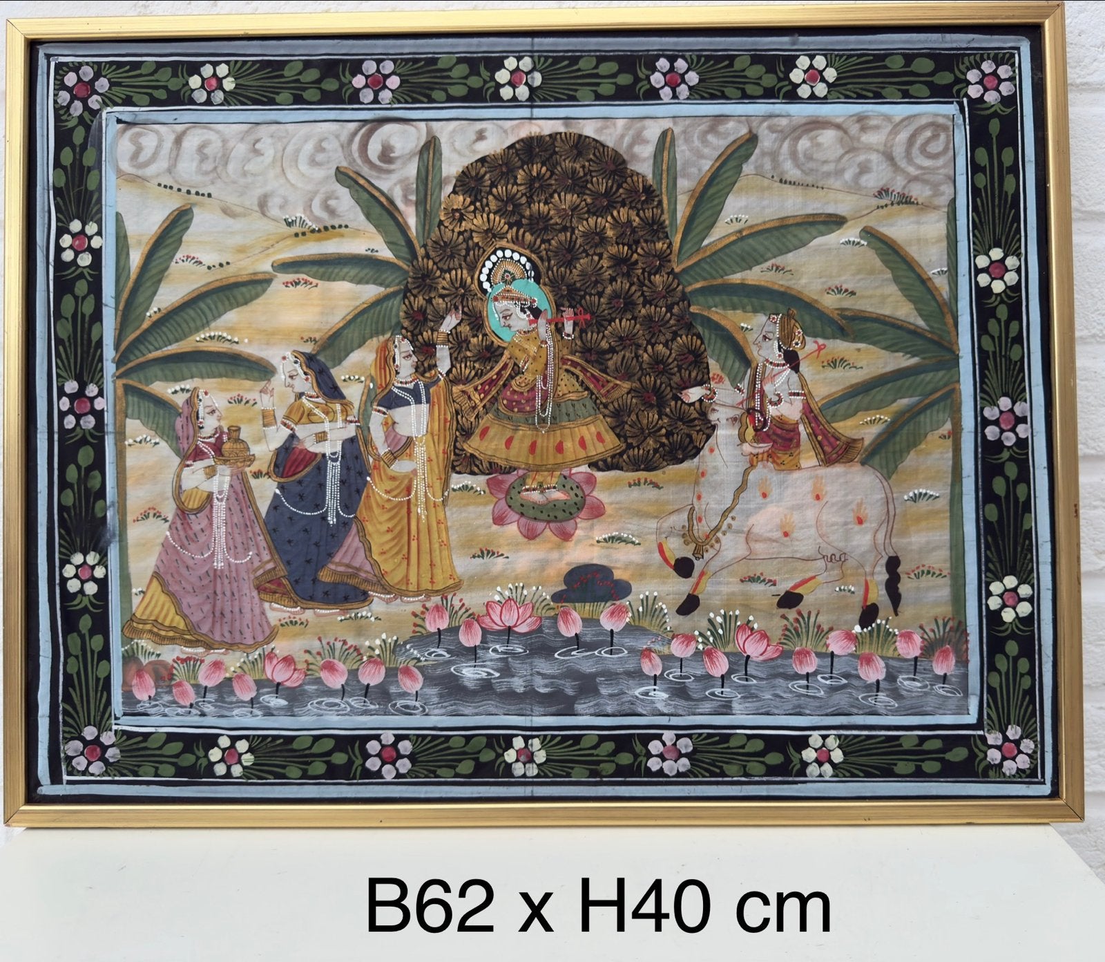 Indiase/Hindoeïstische print op doek🖼️, Ophalen, Doek, Klassiek, Print