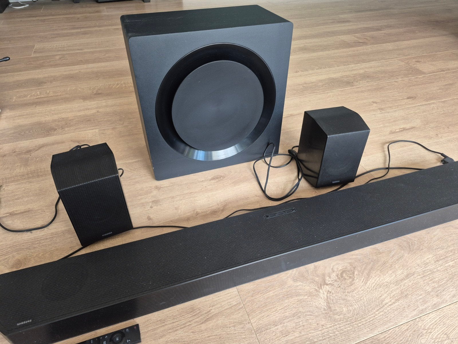 Samsung HW-Q990B/XN Soundbar met Subwoofer en Achterspeakers, Ophalen, Met externe subwoofer, Zo goed als nieuw