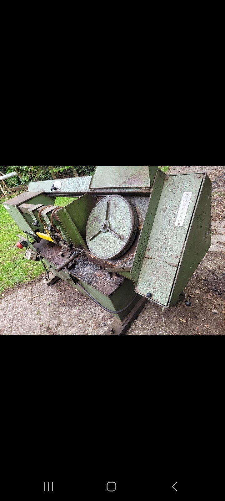 Bauer S 260 Metaalbandzaagmachine