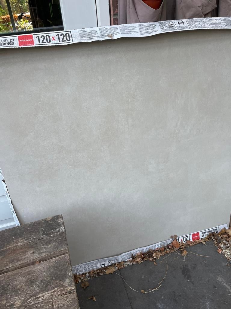 Mirage tegels 120x120, Doe-het-zelf en Verbouw, Tegels, Nieuw, Vloertegels, Keramiek, 60 cm of meer, Minder dan 5 m², Ophalen