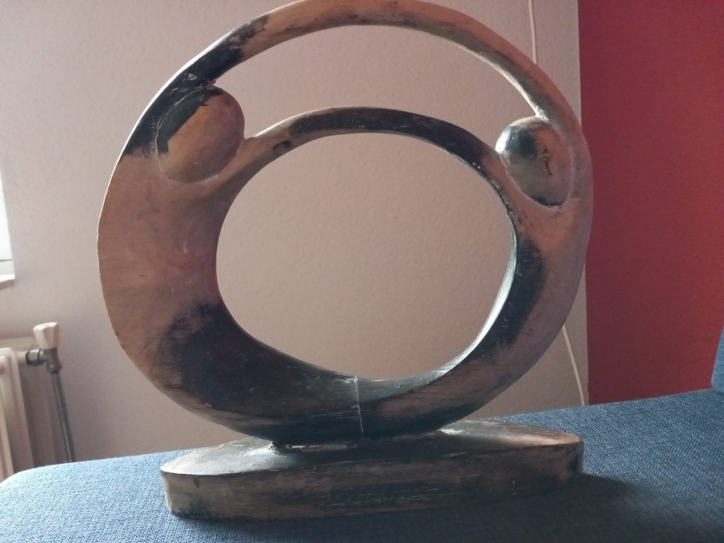 Beeld van hout, Ophalen of Verzenden, Gebruikt