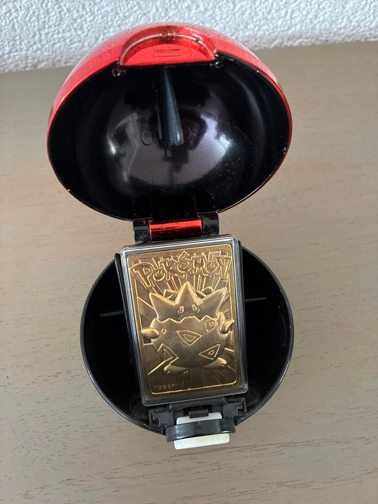 Pokémon Togepi 23 k plated Gouden Kaart burger king 1999, Verzenden, Zo goed als nieuw