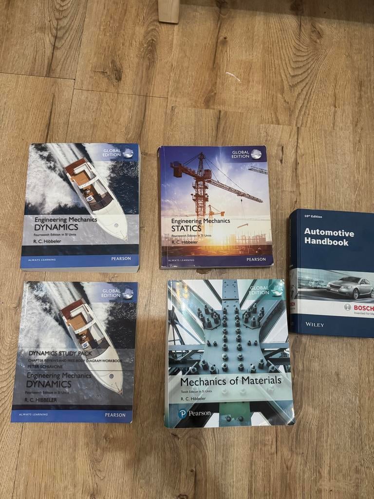 Studieboeken Automotive / Engineering - Goede Staat, Ophalen, Zo goed als nieuw, Autotechniek