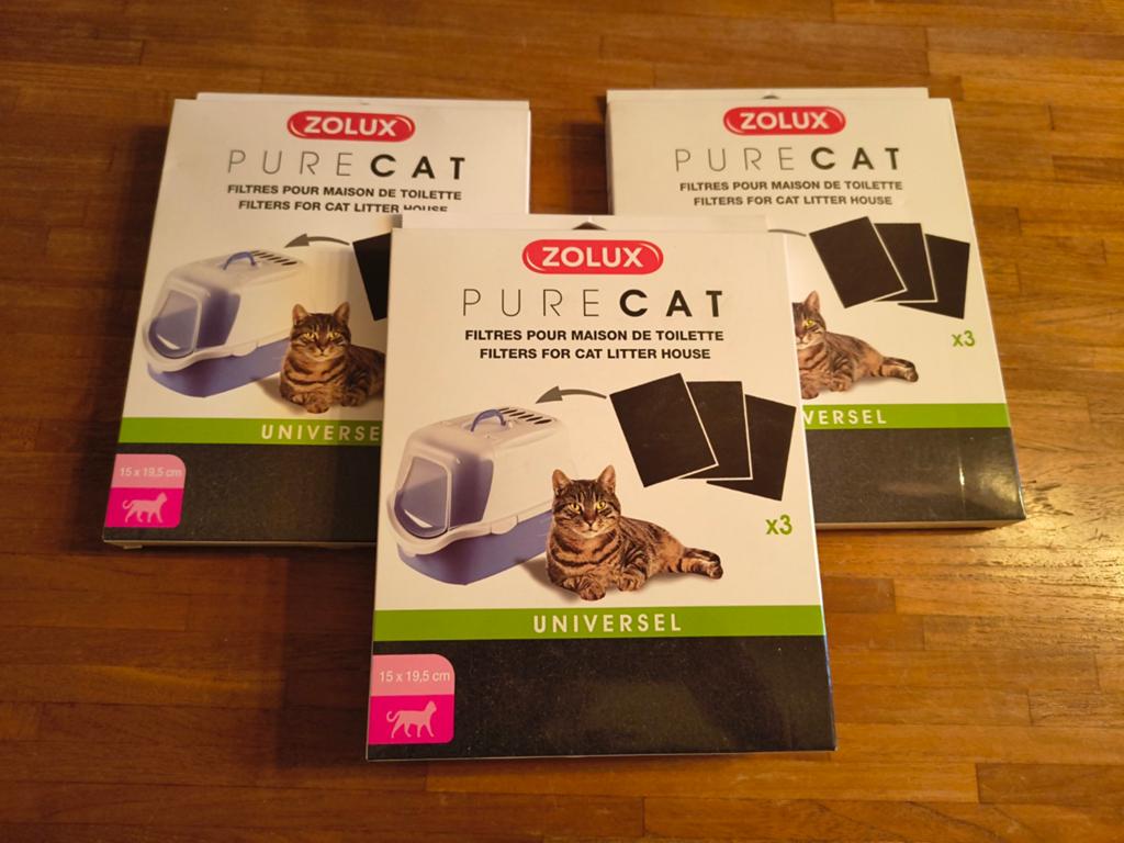 Zolux filters voor kattenbak, 9 stuks, Dieren en Toebehoren, Katten-accessoires, Ophalen of Verzenden, Nieuw