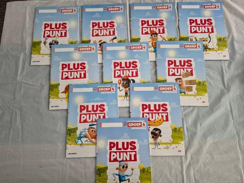 Pluspunt - Groep 6 - werkboek 6FS Blok 1 t/m 10 voor €40,00, Ophalen of Verzenden, Nieuw, Overige niveaus, Overige vakken