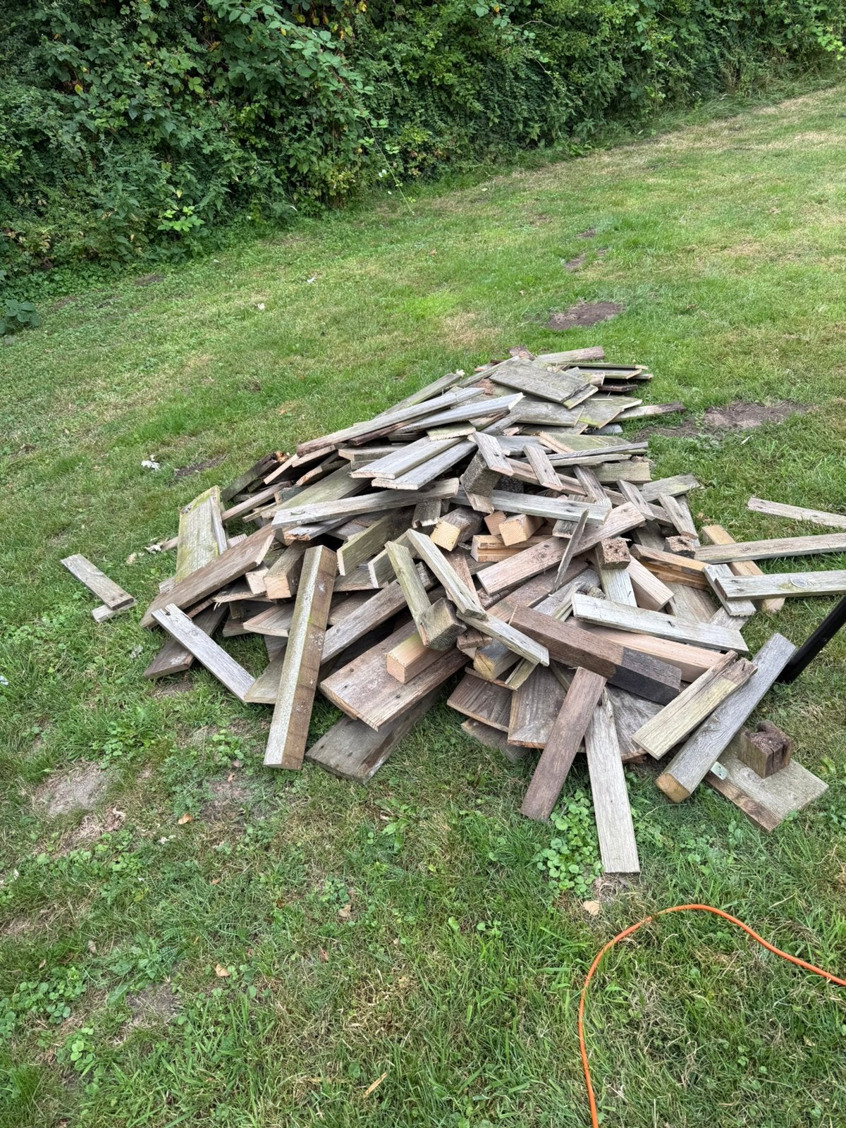 Gratis hout, Minder dan 3 m³, Ophalen