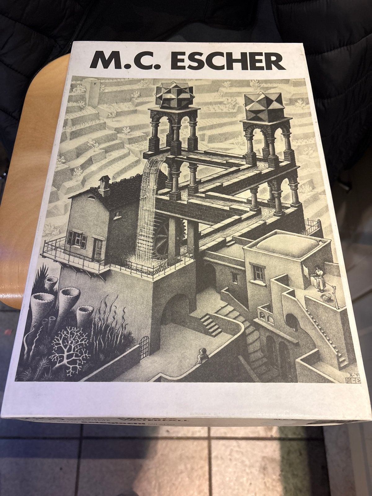 M.C. Escher Waterfall 1000 stukjes puzzel, Een of twee spelers, Ophalen of Verzenden, Nieuw