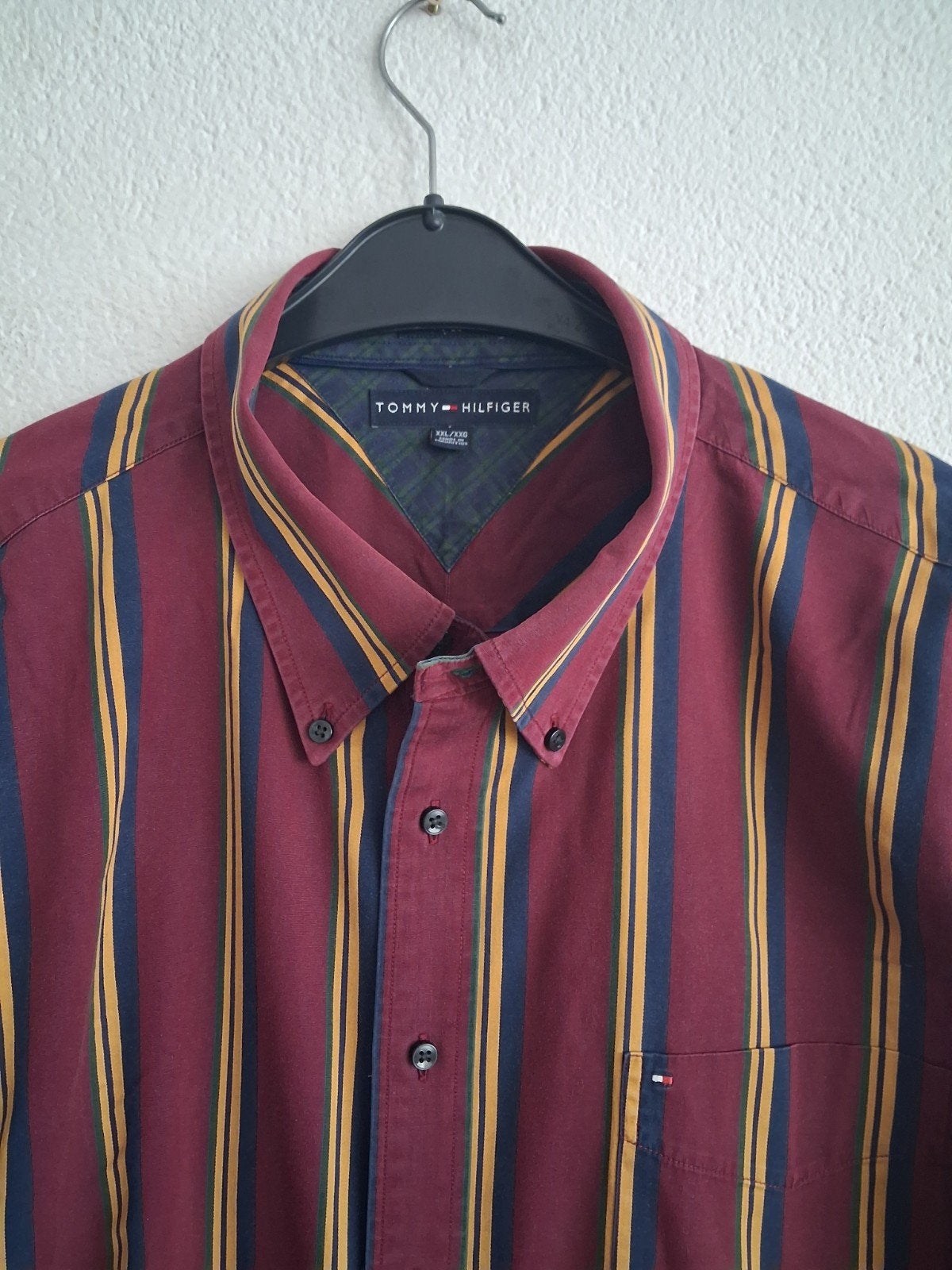 Tommy Hilfiger gestreept overhemd - XXL, Meerkleurig, Tommy Hilfiger, Ophalen of Verzenden, Overige halswijdtes