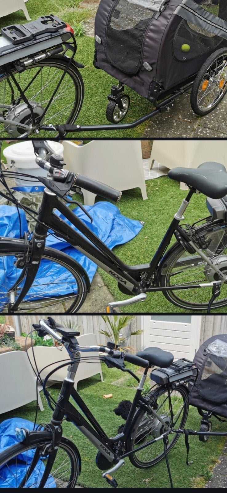 koga electrische damesfiets inclusief nieuwe honden kar, Ophalen of Verzenden, Zo goed als nieuw, Hondenkar, 80 kg of meer