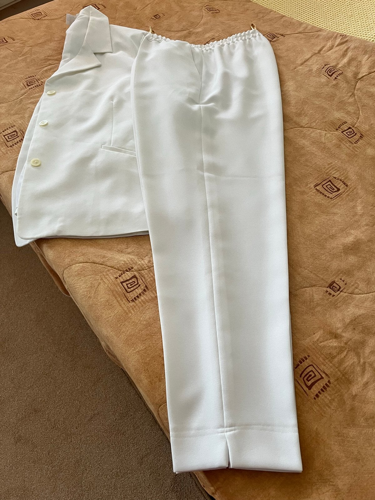 Dames pak, Kleding | Dames, Ophalen of Verzenden, Zo goed als nieuw, Wit