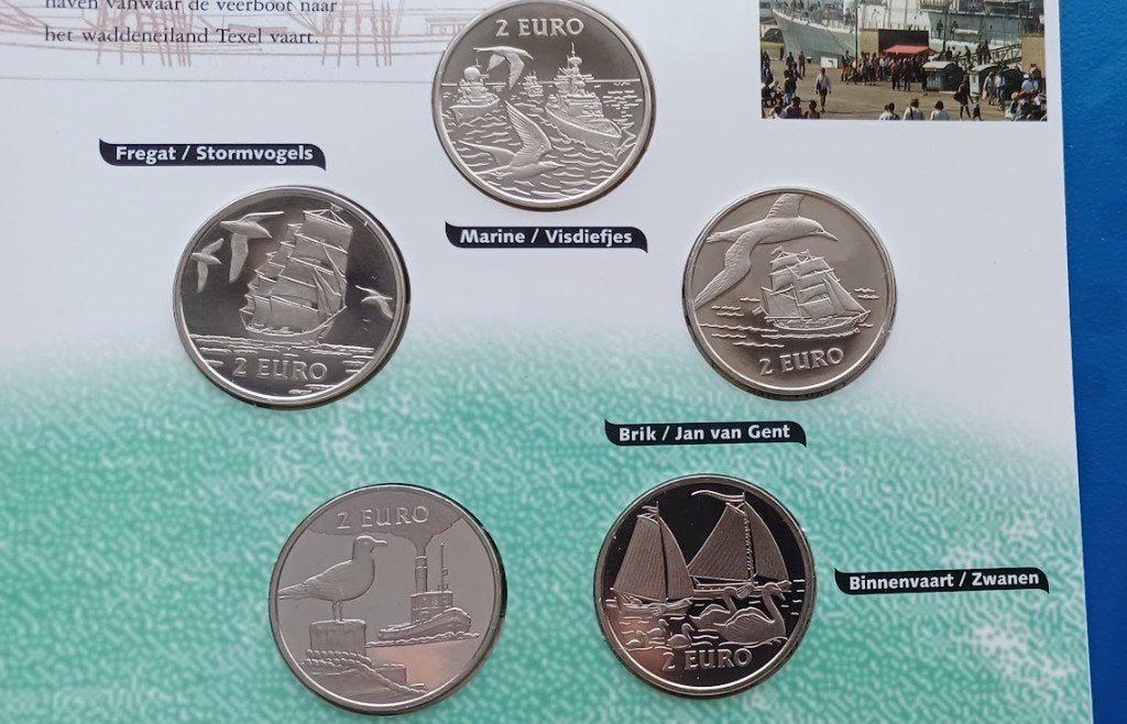 Muntset Sail Den Helder 1997 Nationale Vlootdagen, Ophalen of Verzenden, Overige materialen, Nederland
