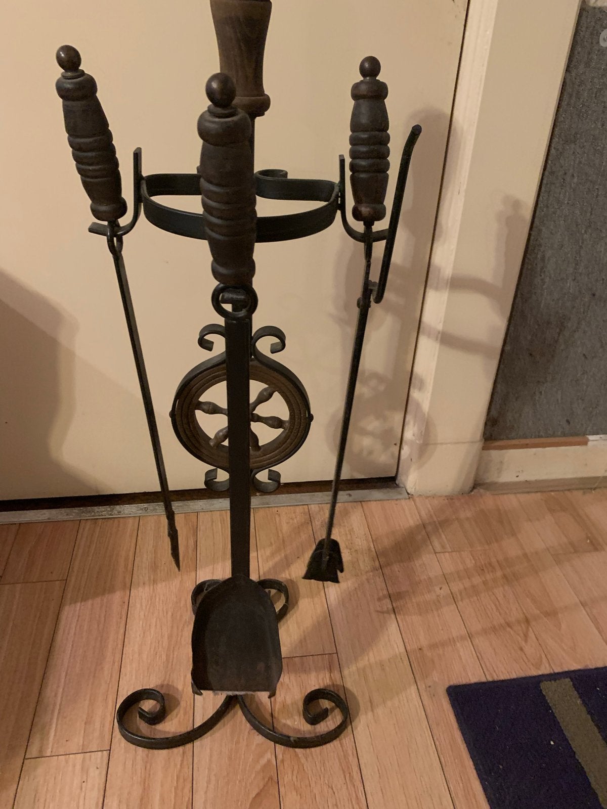 Antieke haardset met blaasbalg en accessoires, Ophalen, Gebruikt, Overige soorten