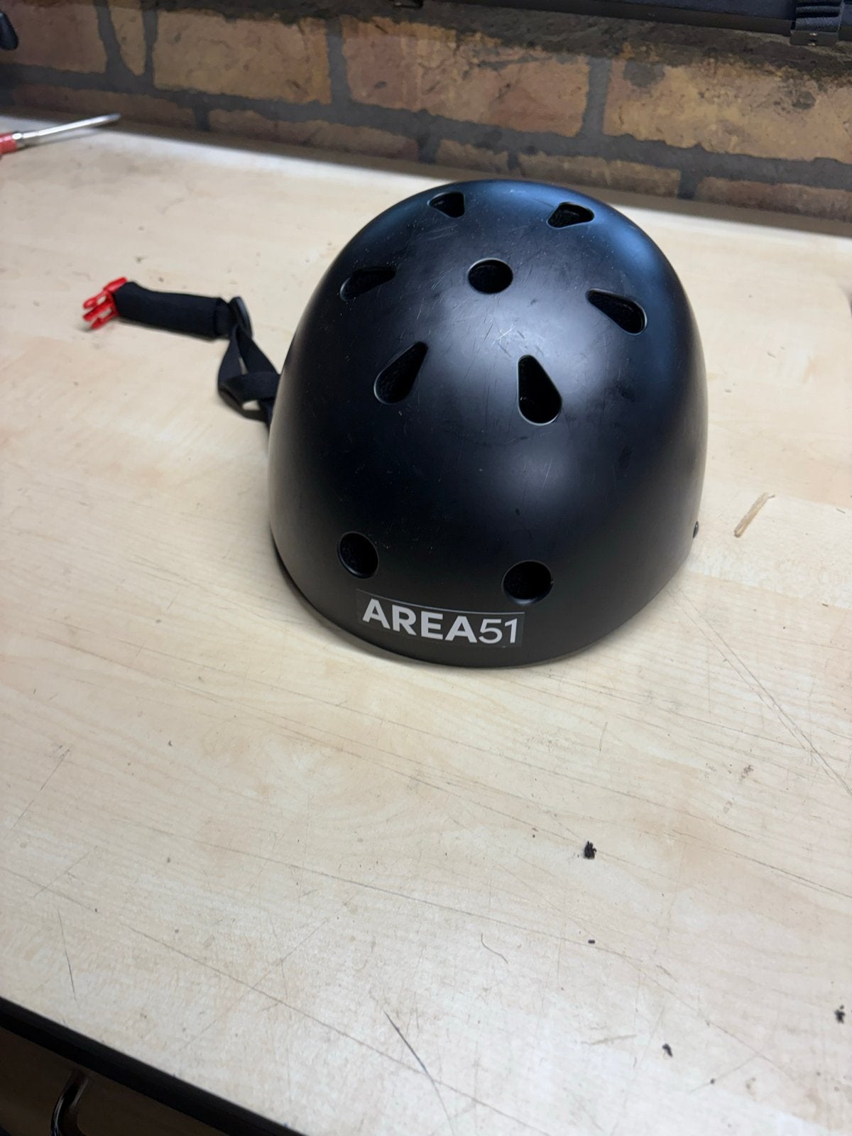 BMX Helm Kinderen - AREA51 - Zwart, Fietsen en Brommers, Fietsaccessoires | Fietshelmen, Ophalen of Verzenden, Gebruikt, Overige maten