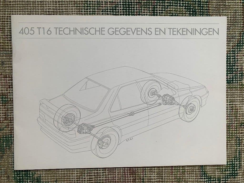 Product informatie boek Peugeot 405 T16 Nederlands 1992 nieu, Boeken, Nieuw, Ophalen of Verzenden, Peugeot, Peugeot