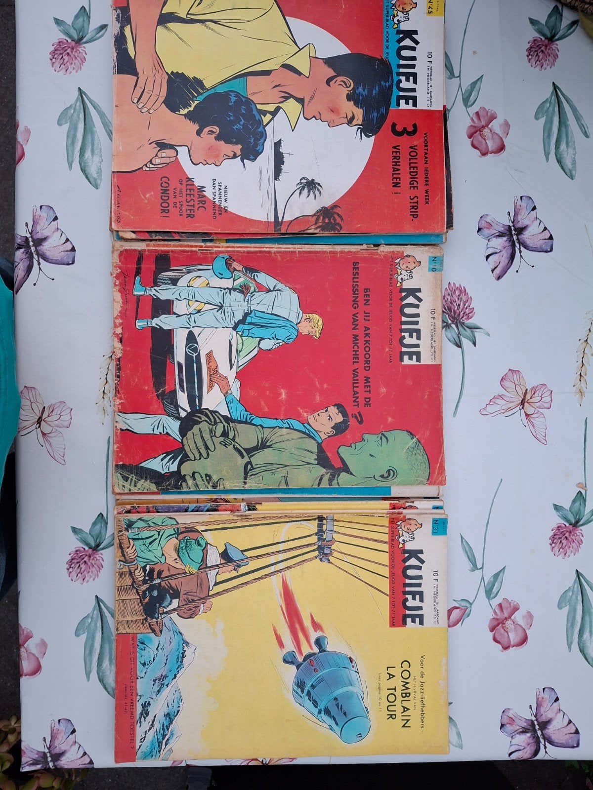Kuifje weekbladen 22 stuks 1963, Meerdere stripboeken, Ophalen of Verzenden, Gelezen, Hergé