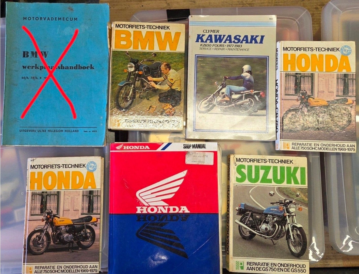 Diverse Motorfiets Werkplaatshandboeken en Techniekboeken, Ophalen of Verzenden, Gelezen, Merk of Model