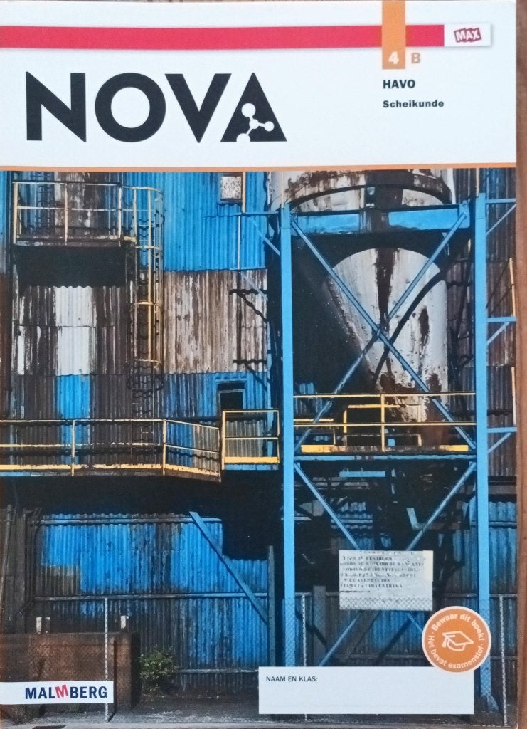 NOVA- Scheikunde - HAVO 4 B, Scheikunde, Malmberg, Ophalen of Verzenden, HAVO