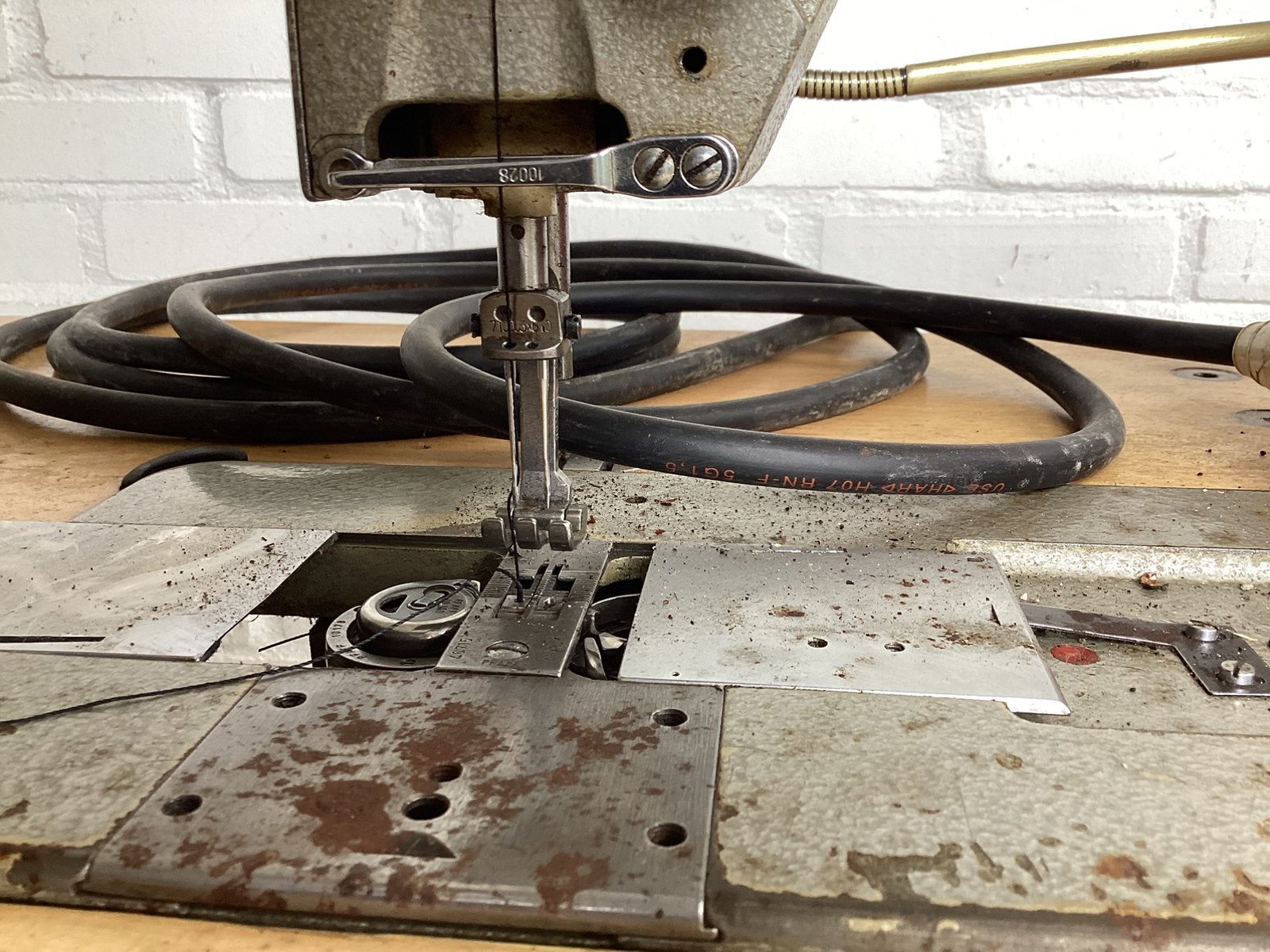 Industrie naaimachine, Hobby en Vrije tijd, Naaimachines en Toebehoren, Ophalen, Naaimachine, Industrieel, Gebruikt