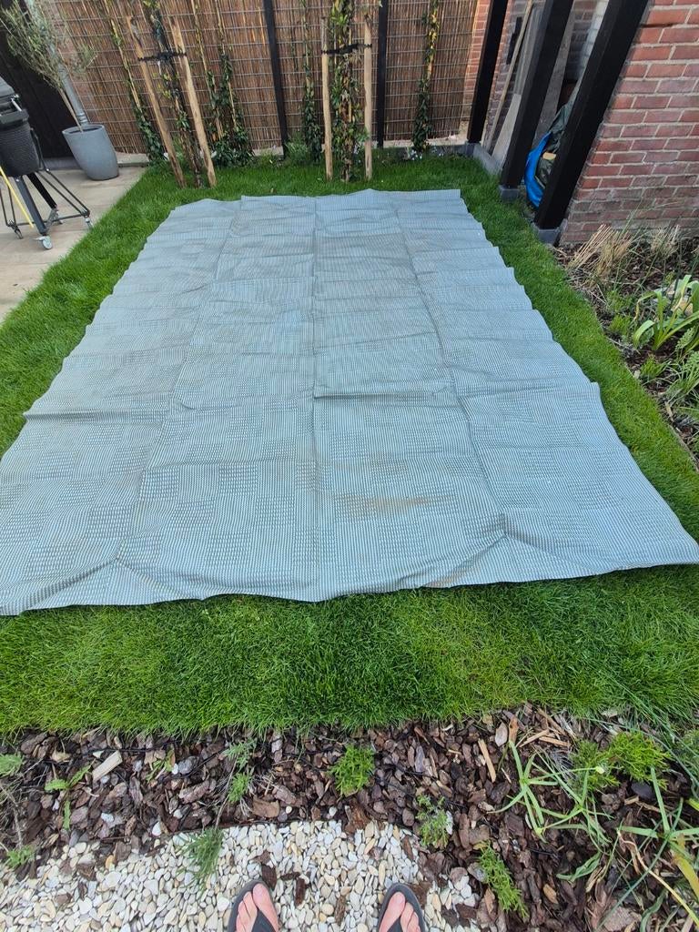 Bolon tent tapijt caravan voortent., Ophalen