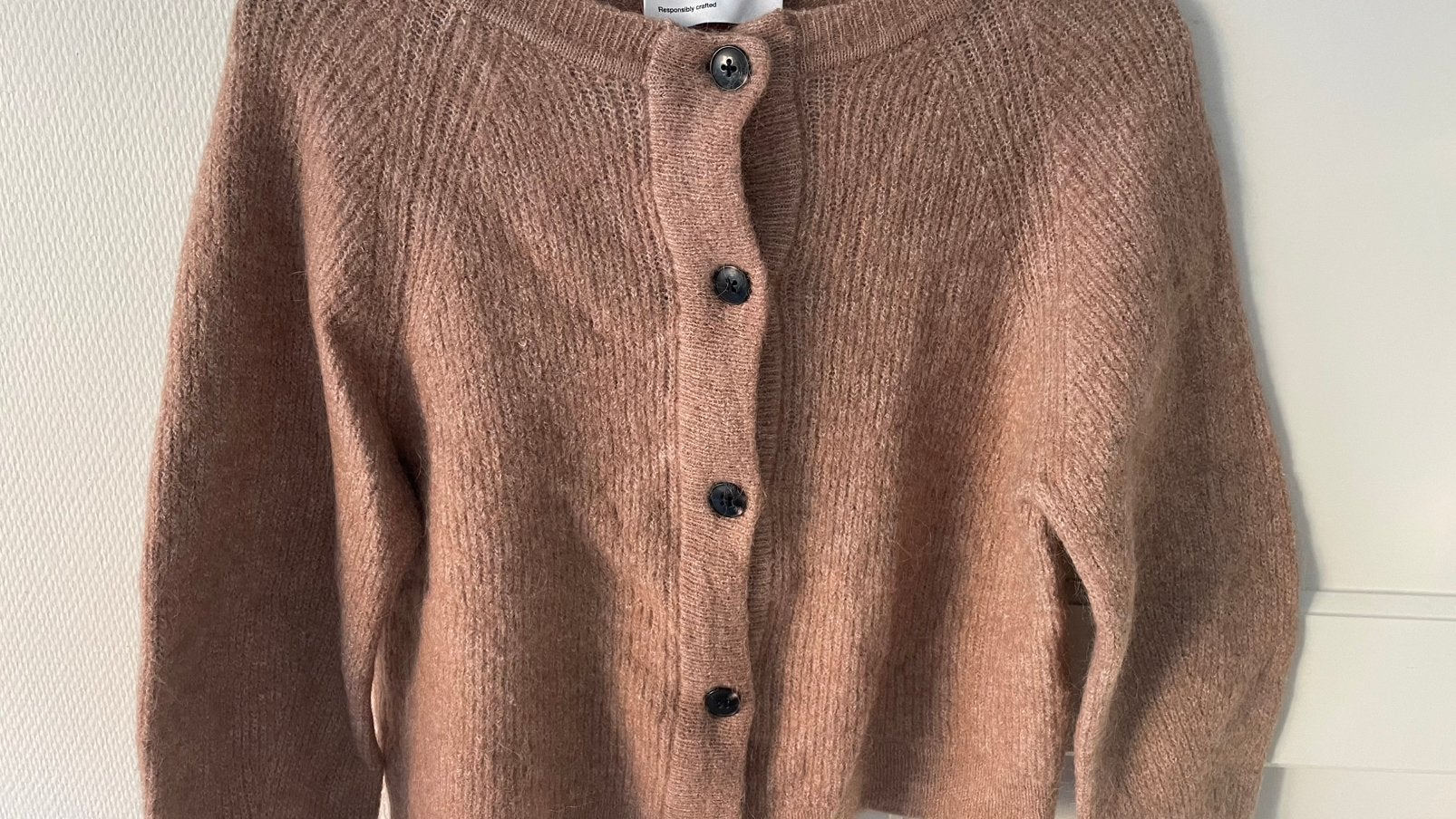 Te koop: wollen vest, Selected Femme, camel, S, Kleding | Dames, Ophalen of Verzenden