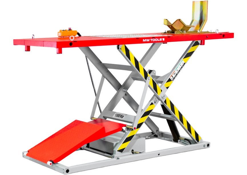 Elektrische motor schaarlift 1000kg 2250x800mm MW Tools, Ophalen, Nieuw