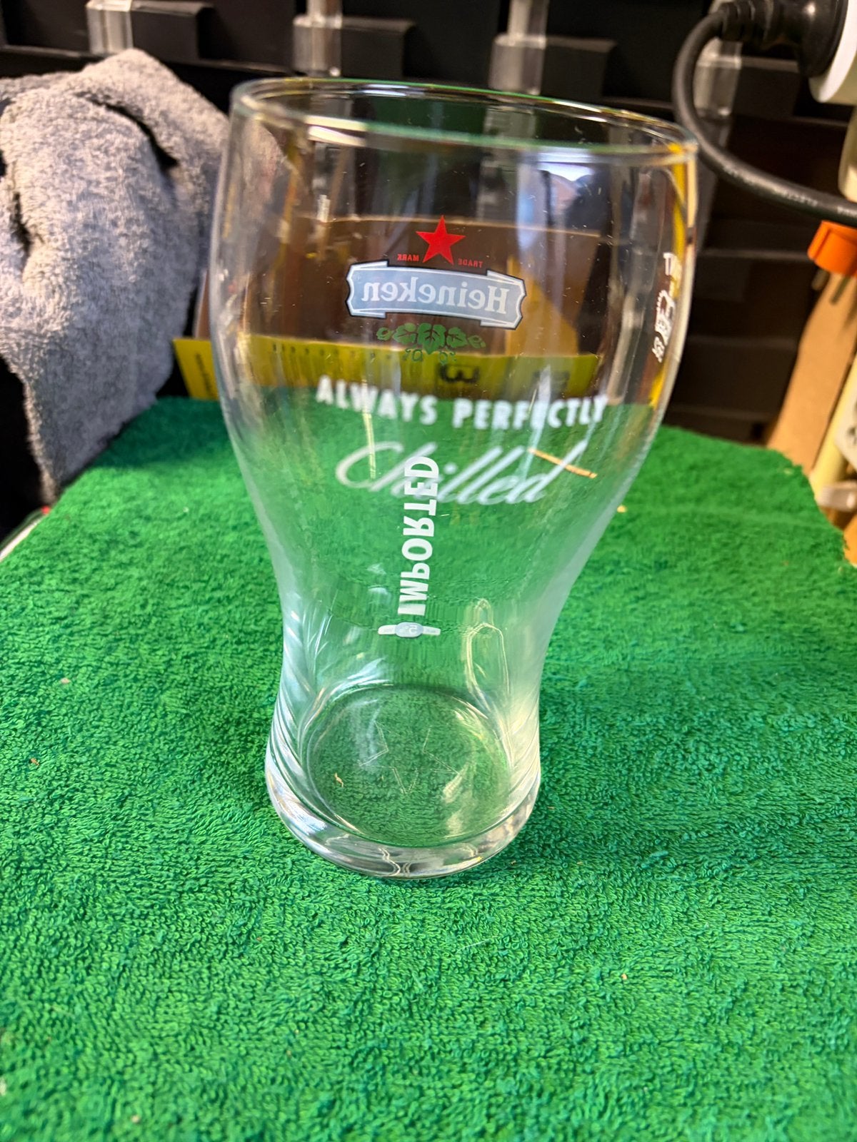 Engels Heineken glas (pint), Ophalen, Nieuw, Flesopener, Heineken