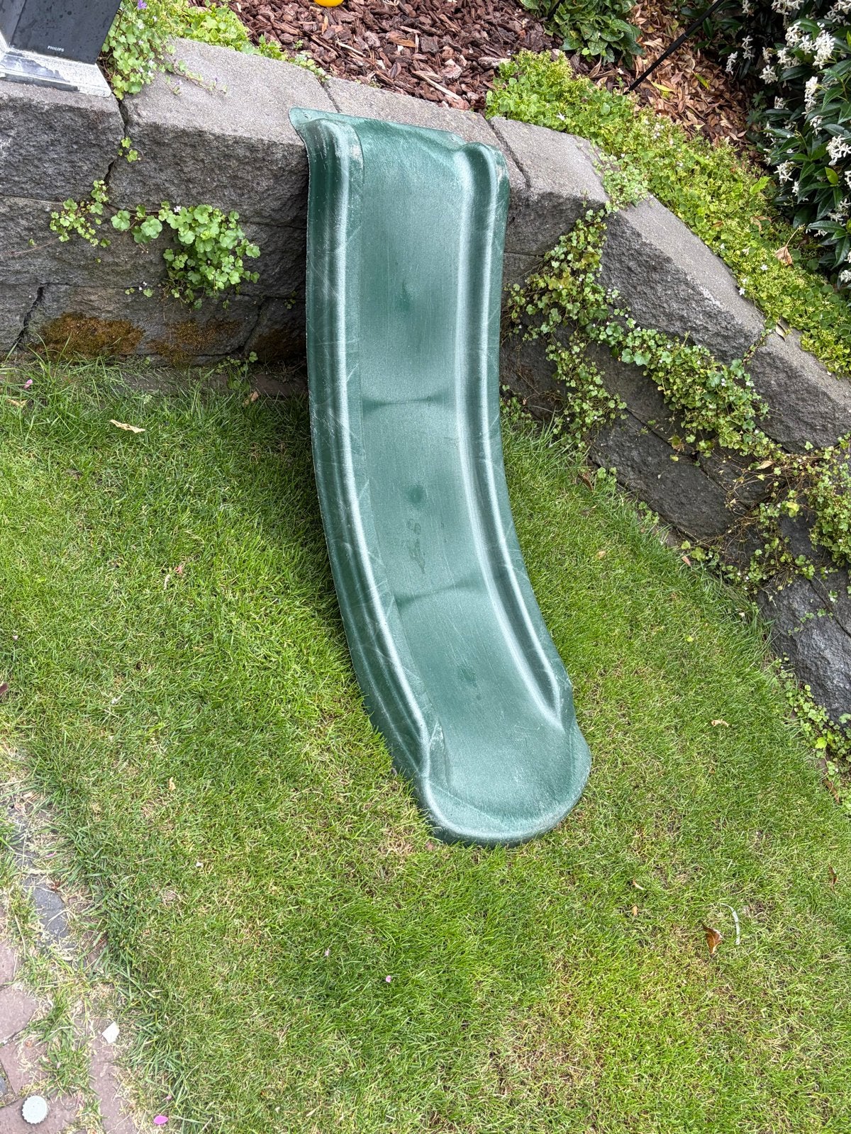 Groene glijbaan voor speeltoestel, Kinderen en Baby's, Speelgoed | Buiten | Speeltoestellen, Ophalen, Gebruikt, Glijbaan